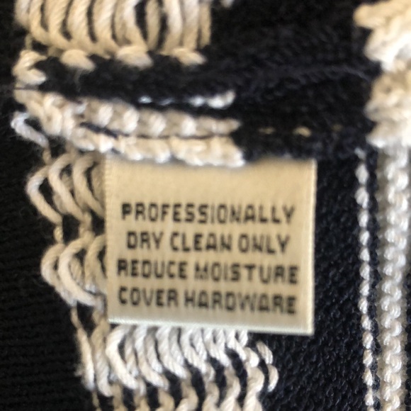 St John Collection Jacket Navy Blue and White - Picture 4 of 4